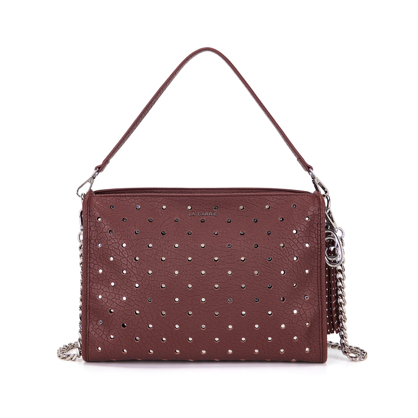 Borsa a spalla Downtown Burgundy