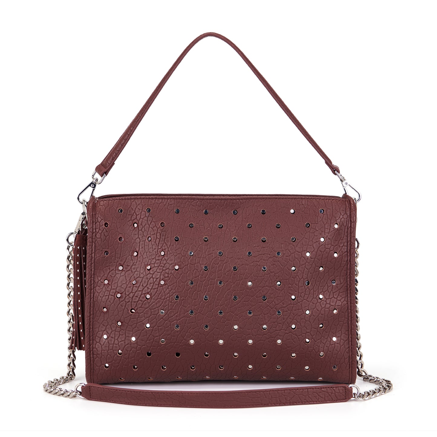 Borsa a spalla Downtown Burgundy - Immagine 3