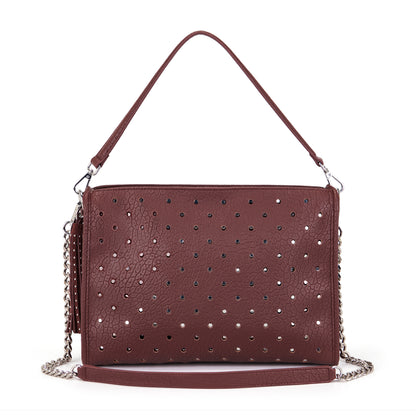 Borsa a spalla Downtown Burgundy - Immagine 3