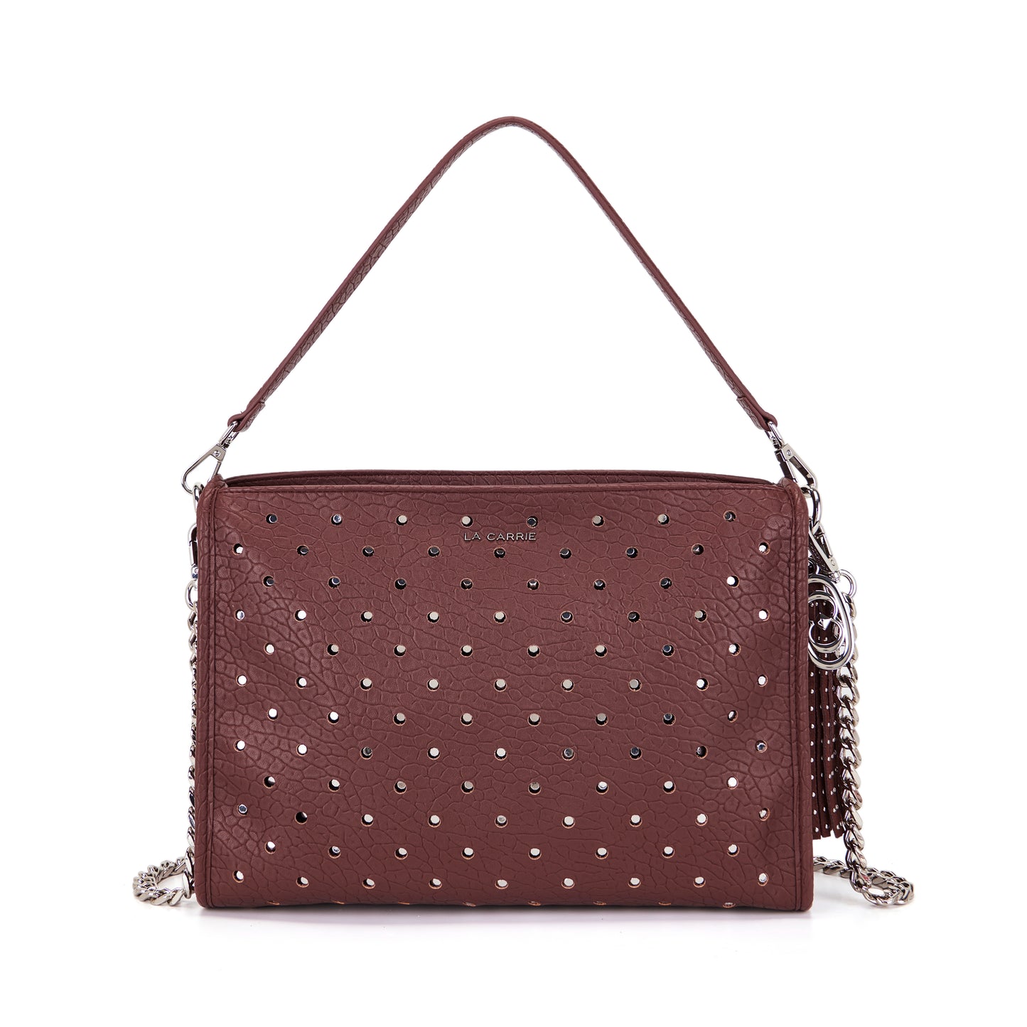 Borsa a spalla Downtown Burgundy - Immagine 6