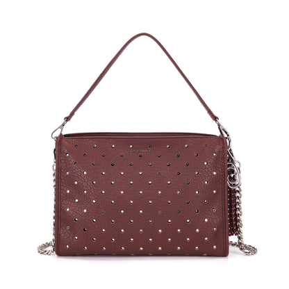 Borsa a spalla Downtown Burgundy - Immagine 6