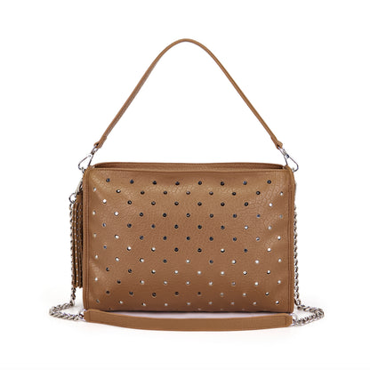 Borsa a spalla Downtown Cuoio - Immagine 3