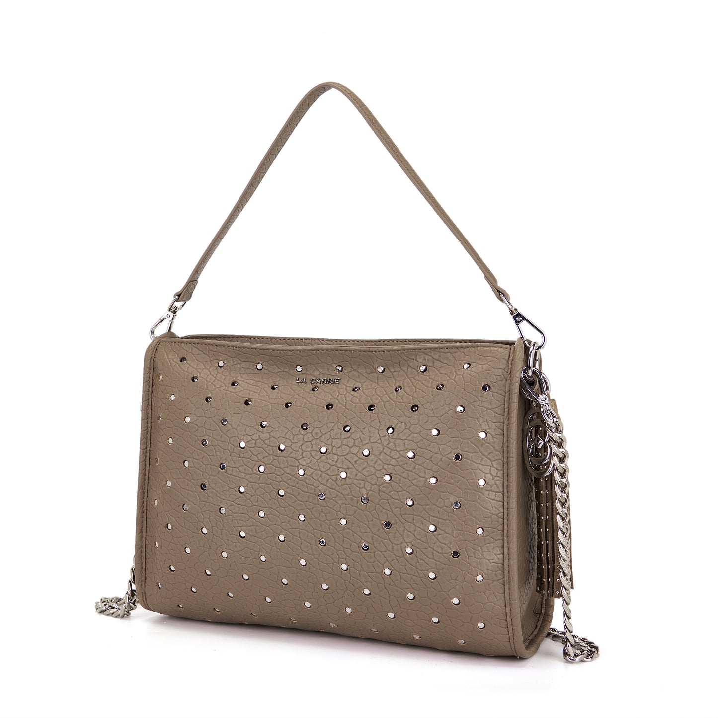 Borsa a spalla Downtown Taupe - Immagine 2