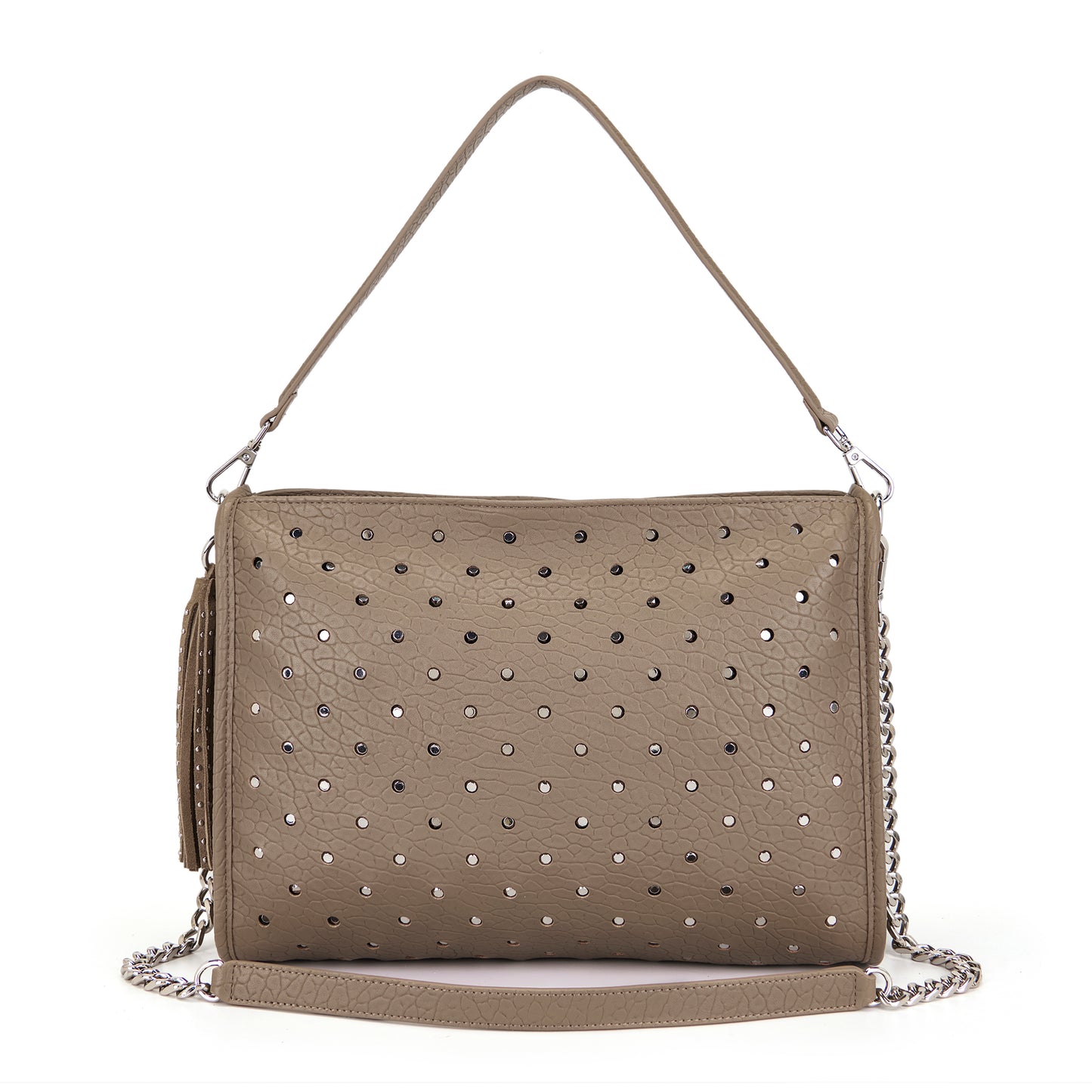 Borsa a spalla Downtown Taupe - Immagine 3
