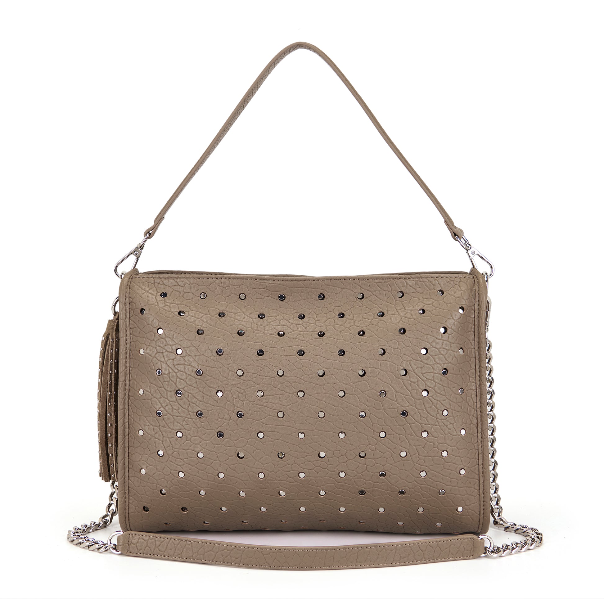 Borsa a spalla Downtown Taupe - Immagine 3