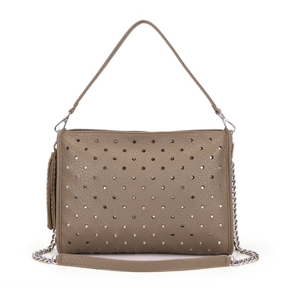 Borsa a spalla Downtown Taupe - Immagine 3