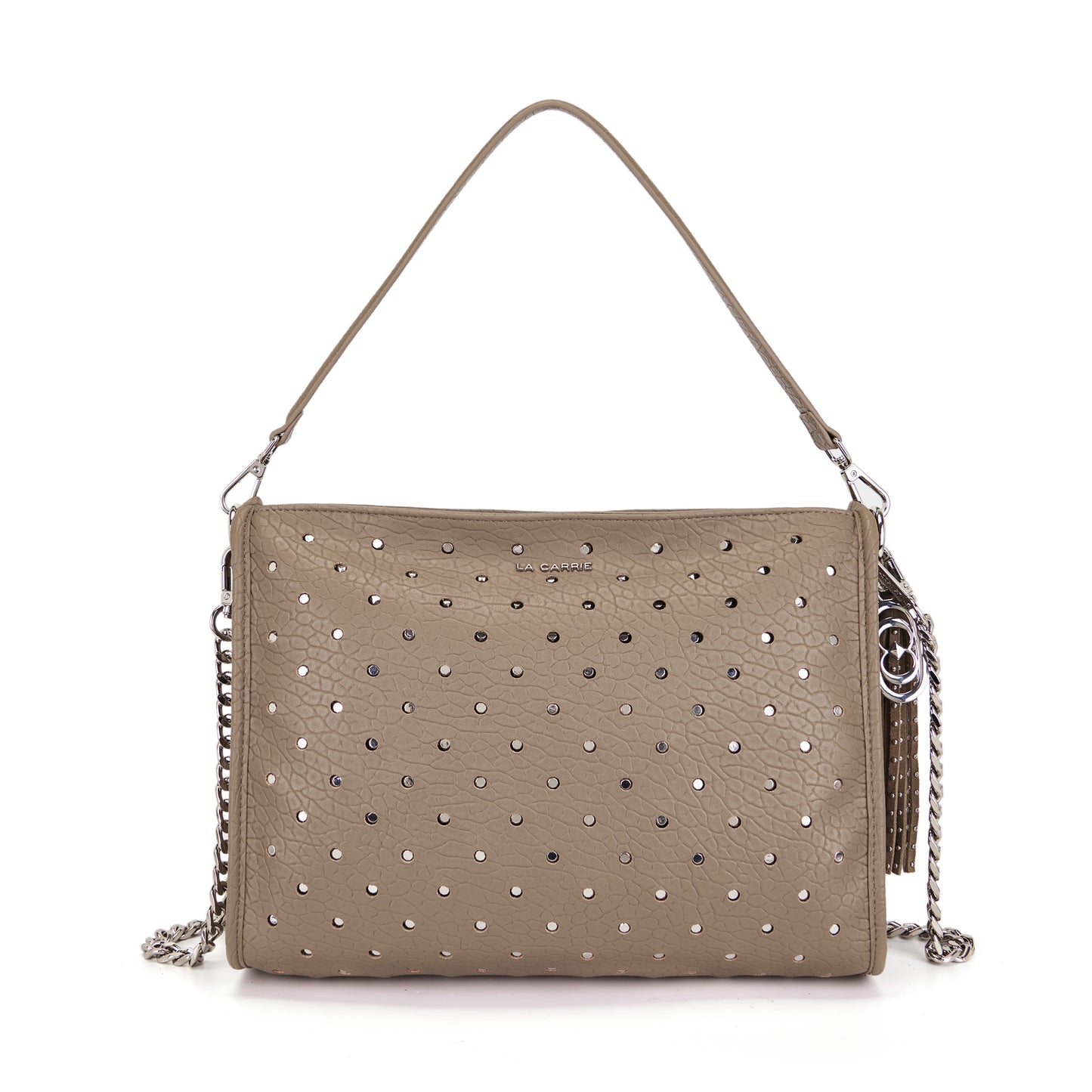 Borsa a spalla Downtown Taupe - Immagine 6