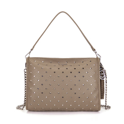 Borsa a spalla Downtown Taupe - Immagine 6