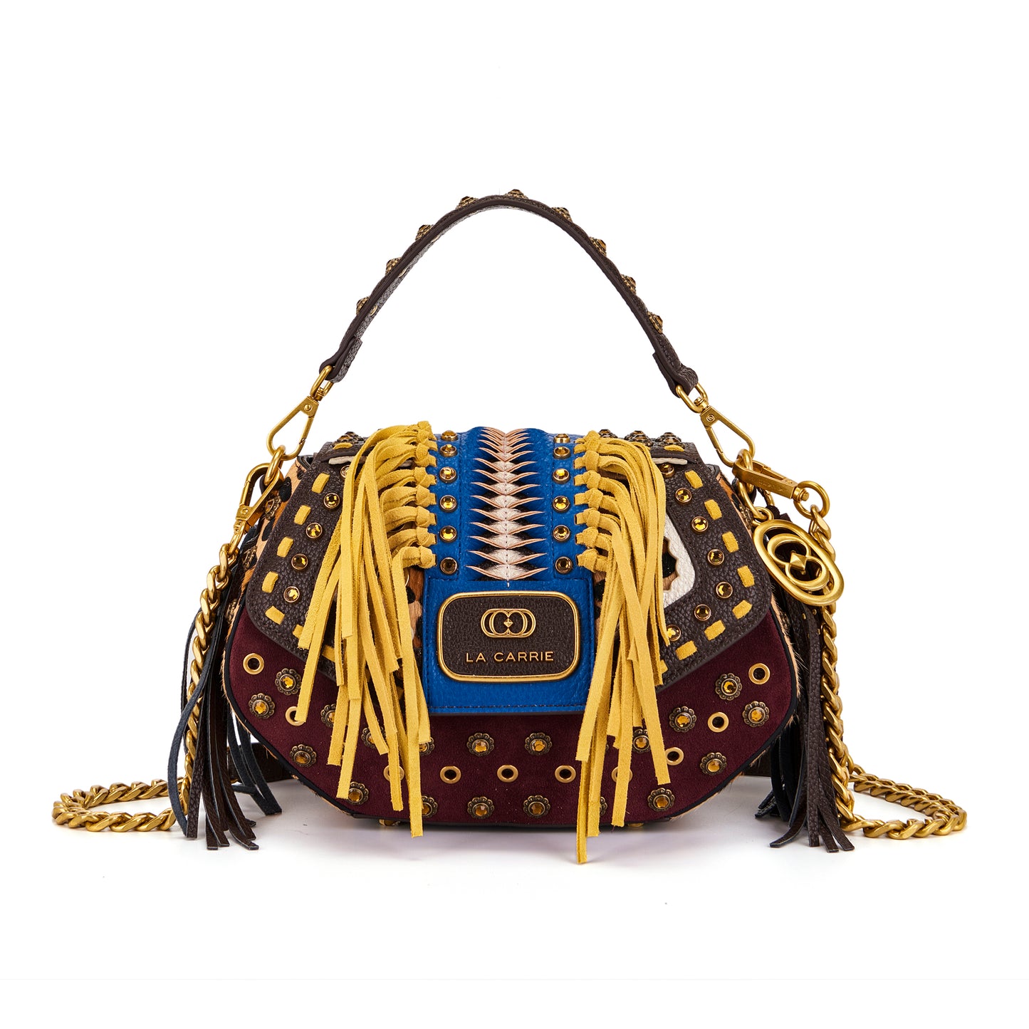 Borsa a mano Jungle Multi Burgundy