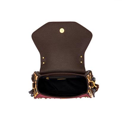 Borsa a mano Jungle Multi Burgundy - Immagine 5