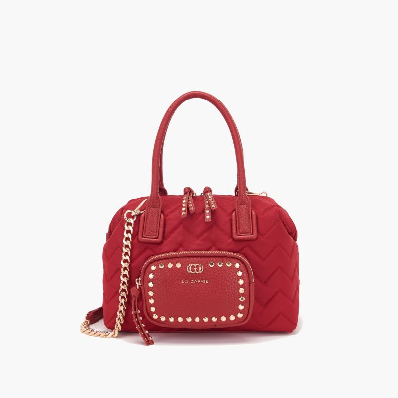 BORSA A MANO DARK WAVE RED