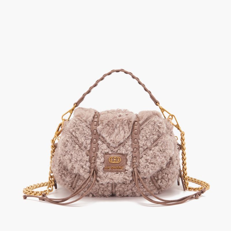 BORSA A MANO SPACE SHEEP TAUPE