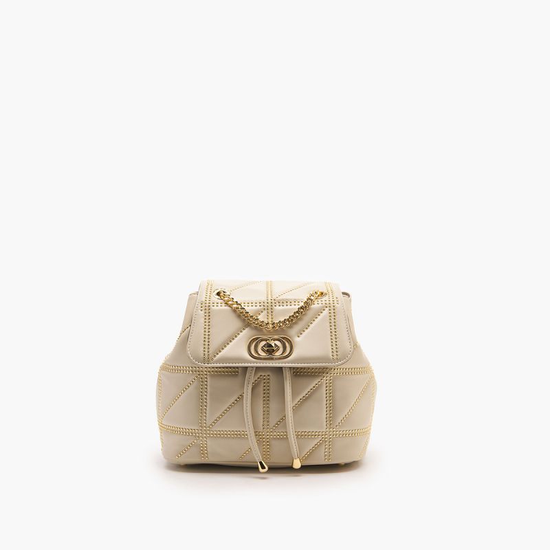 BACKPACK MICRO STUD OFF WHITE