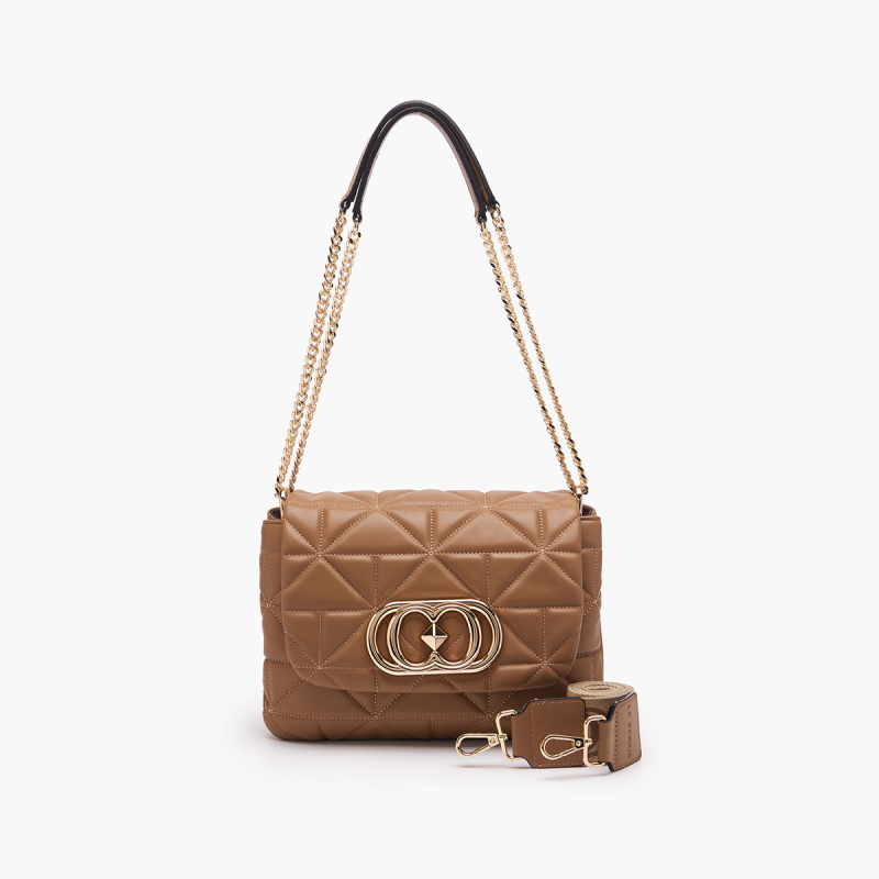 SHOULDER BAG TOUCHY CUOIO
